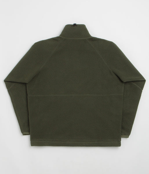 Norse Projects Tycho Pile Fleece Full Zip Jacket - Ivy Green