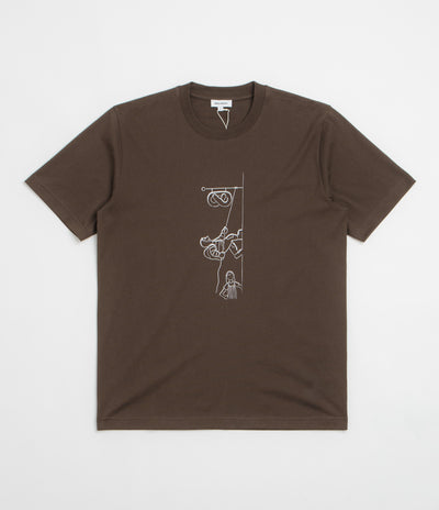 Norse Projects x Daniel Frost Baker Ascent T-shirt - Seal Brown
