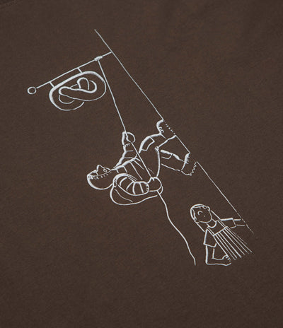 Norse Projects x Daniel Frost Baker Ascent T-shirt - Seal Brown