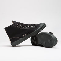 Novesta Star Dribble Contrast Stitch Shoes in 60 Black and 99 Beige / 245 Grey thumbnail