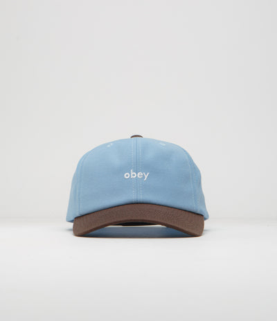 Obey 2 Tone Lowercase Cap - Light Sky Multi