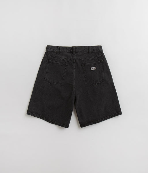 パンツ UNFOLLOW Ramie oxford baggy shorts FOLL ramie oxford baggy shorts・black - tity