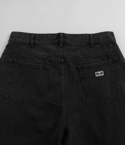 Obey Bigwig Baggy Denim Shorts - Faded Black