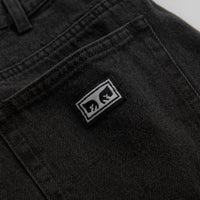 Obey Bigwig Baggy Denim Shorts - Faded Black thumbnail