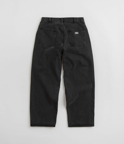 Obey Bigwig Baggy Jeans - Faded Black