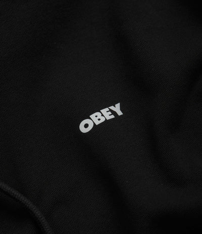 Obey Bold Boxy Hoodie - Black