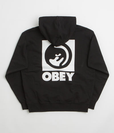 Obey Bold Eye Hoodie in Black
