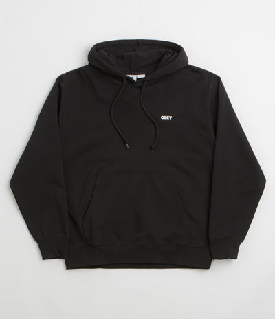 Obey Bold Eye Hoodie in Black