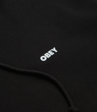 Obey Bold Eye Hoodie in Black