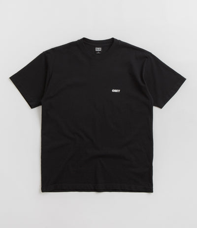 Obey Bold Icon Heavyweight T-Shirt - Jet Black