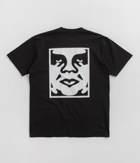 Obey Bold Icon Heavyweight T-Shirt in Jet Black