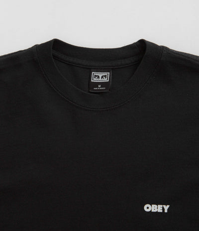 Obey Bold Icon Heavyweight T-Shirt - Jet Black