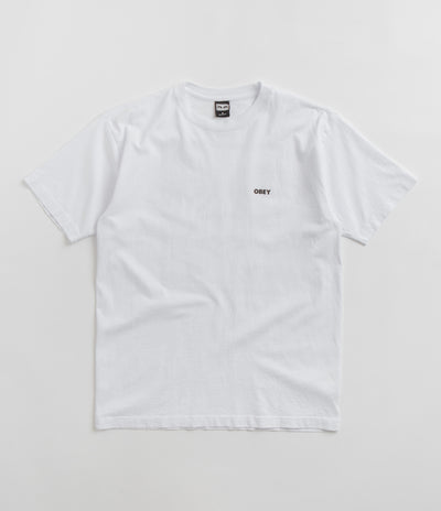 Obey Bold Icon Heavyweight T-Shirt - White