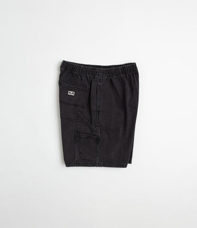Obey Easy Denim Carpenter Shorts - Black