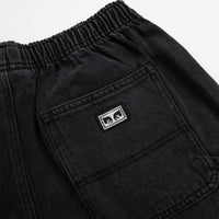 Obey Easy Denim Carpenter Shorts - Black thumbnail