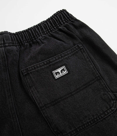 Obey Easy Denim Carpenter Shorts - Black