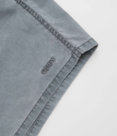 Obey Easy Pigment Cotton Nylon Shorts in Pigment Black