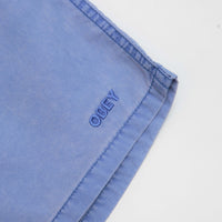 Obey Easy Pigment Cotton Nylon Shorts in Pigment Dazzling Blue thumbnail