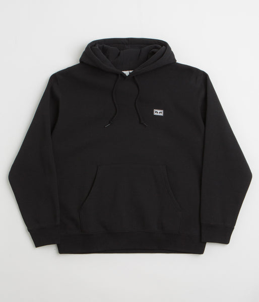 Obey Established Works Eyes II Hoodie Black Flatspot