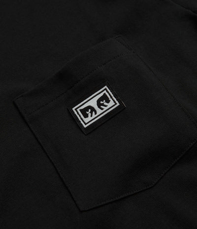 Obey Established Works Eyes Pocket T-Shirt - Black