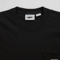 Obey Established Works Eyes Pocket T-Shirt - Black thumbnail