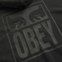 Obey Eyes Icon Extra Heavy Hoodie - Pigment Pirate Black thumbnail