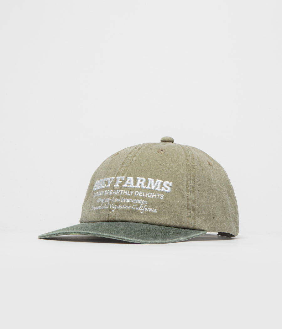 Obey Farms Cap in Pigment Khaki Multi