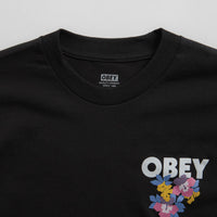 Obey Floral Garden T-Shirt - Black thumbnail