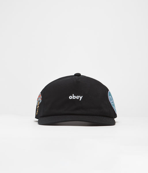 Snapback Obey Cappello Cappellino Visiera Curva Uomo Pigment