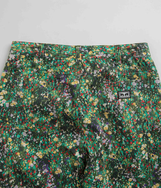 Obey Hardwork Carpenter Pants - Floral Multi | Flatspot