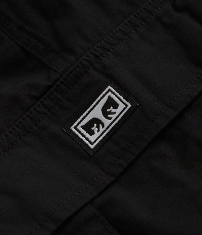 Obey Hardwork Ripstop Cargo Pants - Black