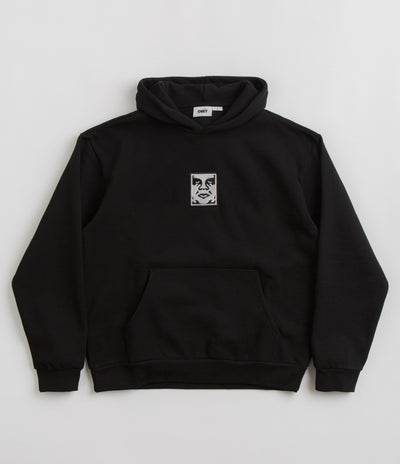 Obey Icon Extra Heavy Hoodie - Black