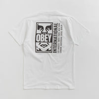 Obey Icon Split T-Shirt - White thumbnail