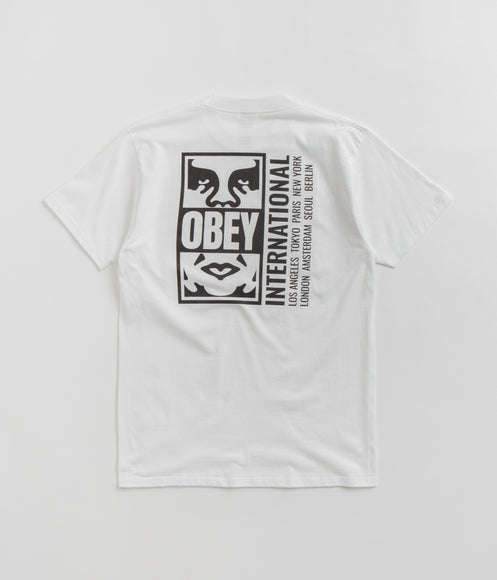 Obey Icon Split T-Shirt - White