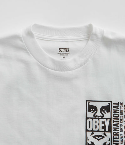 Obey Icon Split T-Shirt - White
