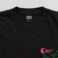 Obey Let Your Worries Fade Away T-Shirt - Vintage Black thumbnail
