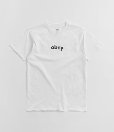 Obey Lower Case 2 T-Shirt - White