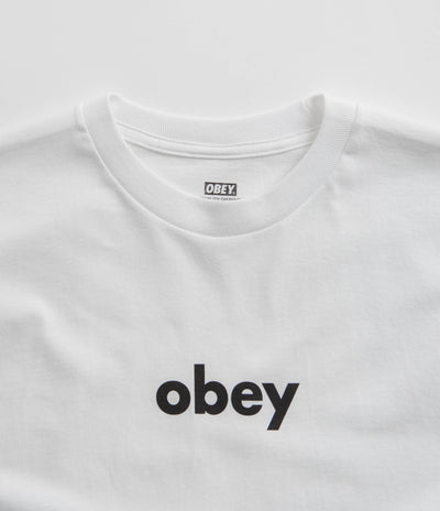 Obey Lower Case 2 T-Shirt - White