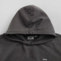 Obey Lowercase Pigment Hoodie - Digital Black thumbnail