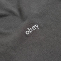 Obey Lowercase Pigment T-Shirt - Digital Black thumbnail