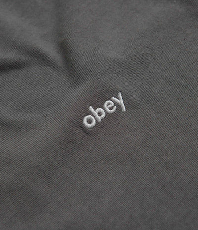 Obey Lowercase Pigment T-Shirt - Digital Black