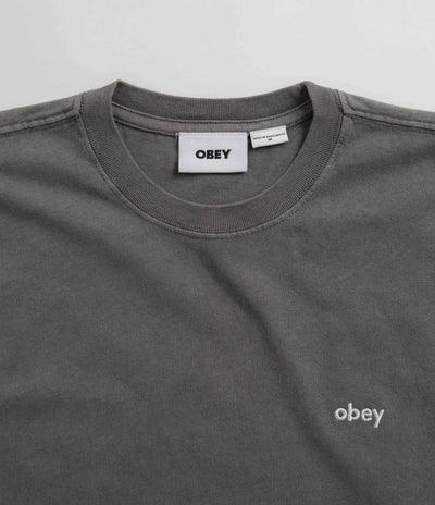 Obey Lowercase Pigment T-Shirt - Digital Black