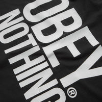 Obey Nothing T-Shirt - Vintage Black thumbnail
