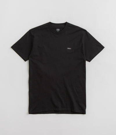 Obey Ripped Icon T-Shirt - Black