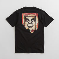 Obey Ripped Icon T-Shirt - Black thumbnail