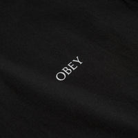 Obey Ripped Icon T-Shirt - Black thumbnail