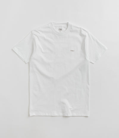 Obey Ripped Icon T-Shirt - White