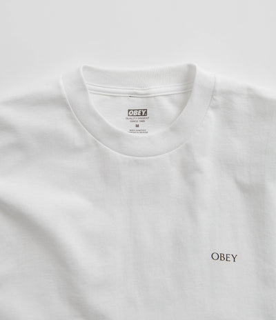 Obey Ripped Icon T-Shirt - White