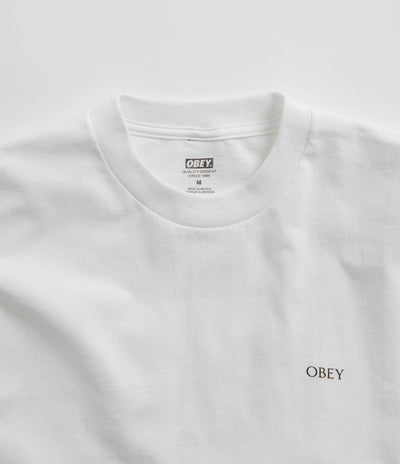 Obey Ripped Icon T-Shirt - White