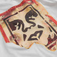 Obey Ripped Icon T-Shirt - White thumbnail